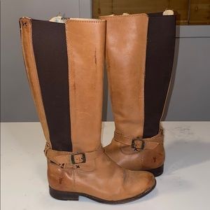 Frye 6 1/2 B Melissa Riding Boots